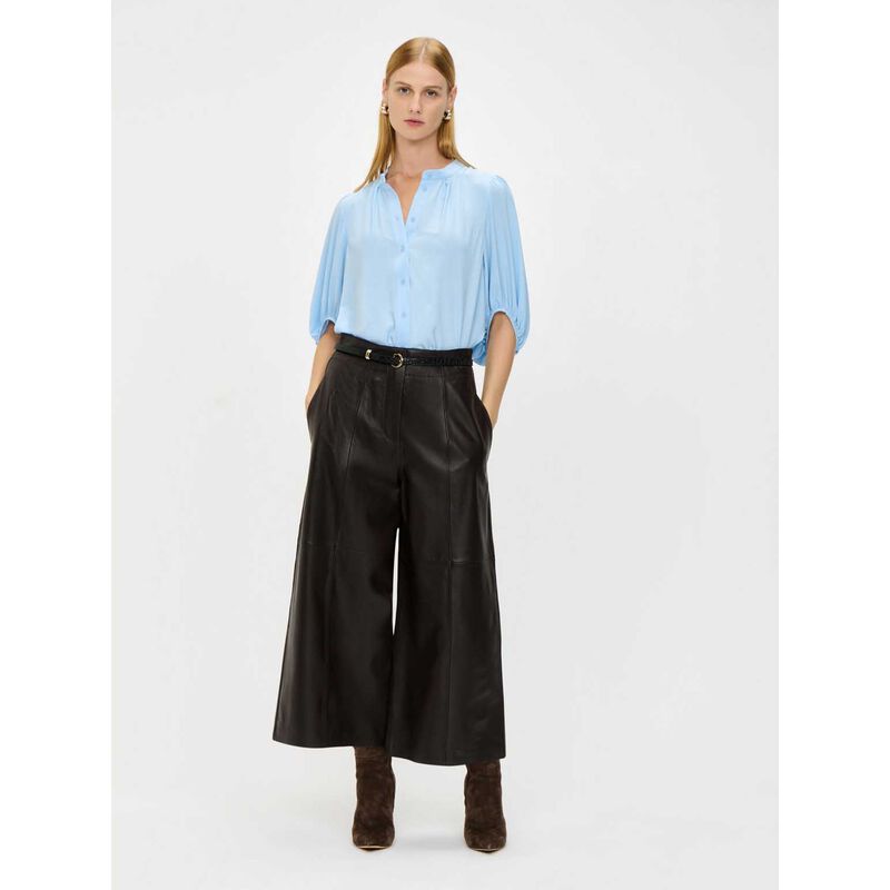 Veronika Maine Washer Finish Crinkle Blouse image number 2